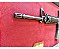 QUADRO DECORATIVO EM RESINA FUZIL M4A1 - COMBAT AIRSOFT COR PRETO FUNDO VERMELHO - Imagem 4