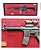 QUADRO DECORATIVO EM RESINA FUZIL M4A1 - COMBAT AIRSOFT COR PRETO FUNDO VERMELHO - Imagem 6