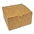 Caixinha 9x9x5 cm em duplex kraft/branco 276g - 4 unidades - Imagem 1