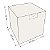 Caixinha 8x8x8 cm em kraft natural 300g - 25 unidades - Imagem 2