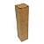 Caixinha 2,5x2,5x11 cm em duplex kraft/ branco 276g - 25 unidades - Imagem 1