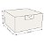 Caixinha 7x7x4 cm em duplex kraft/branco 276g - 30 unidades - Imagem 2