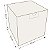 Caixinha 9x9x9 cm em kraft natural 300g - 25 unidades - Imagem 2