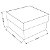 Caixinha com tampa 7x7x4 cm em kraft natural - 24 unidades - Imagem 2