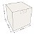 Caixinha 8x8x8 cm em kraft natural 280g + berço - 25 unidades - Imagem 2