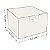 Caixinha 6,5x6,5x5 cm em triplex branco 300g - 25 unidades - Imagem 2