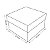 Caixinha 8x8x5 cm em triplex branco 250g com tampa - 06 unidades - Imagem 2