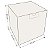 Caixinha 6,5x6,5x6,5 cm em duplex kraft/branco 276g - Imagem 2