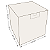 Caixinha 5x5x5 cm em triplex branco 300g - 25 unidades - Imagem 2