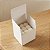 Caixinha para "Vela Bubble 130g" - 6x6x6 cm em triplex branco 300g - 25 unidades - Imagem 4