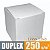 Caixinha padrão 7x7x7 cm em duplex branco 250g - 25 unidades - Imagem 1