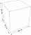 Caixinha padrão 8x8x8 cm em triplex branco 300g - 25 unidades - Imagem 2