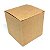 Caixinha padrão 8x8x8 cm em kraft natural 280g - 25 unidades - Imagem 1
