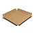 Berço para caixa com base 7x7 cm em kraft natural 300g - 25 unidades - Imagem 1