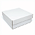 Caixinha 10x10x4 cm em triplex branco 225g com tampa - 04 unidades - Imagem 1