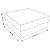 Caixinha 10x10x4 cm em triplex branco 225g com tampa - 04 unidades - Imagem 2