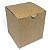 Caixinha 8x8x9 cm em kraft natural 280g- 25 unidades - Imagem 1