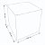 Caixinha padrão 10x10x10 cm em duplex branco 250g - 25 unidades - Imagem 2