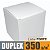 Caixinha padrão 10x10x10 cm em duplex branco 350g - 25 unidades - Imagem 1