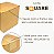 Caixinha padrão 5x5x5 cm em kraft natural 350g - 25 unidades - Imagem 3