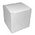 Caixinha padrão 7x7x7 cm em duplex branco 350g - 25 unidades - Imagem 1