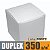 Caixinha padrão 6x6x6 cm em duplex branco 350g - 25 unidades - Imagem 1