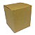 Caixinha padrão 9x9x10 cm em kraft natural 280g - 25 unidades - Imagem 1