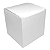 Caixinha padrão 10x10x10 cm em triplex branco 300g - Imagem 1