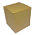 Caixinha padrão 8x8x9 cm em kraft natural 350g - Imagem 1