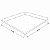 Berço para caixa com base 8x8 cm em duplex branco 350g - 25 unidades - Imagem 2