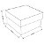 Caixinha com tampa 7x7x4 cm em triplex branco - 24 unidades - Imagem 2