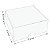 Caixa de montar 7x7x3 cm em papel reciclado 250g - 100 unidades - Imagem 2