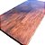 Conjunto Mesa e Bancos de Madeira Maciça-2,50x0,90m TABACO - Imagem 6