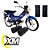 Borrachas das pedaleiras dianteiras do estribo para Shineray Xy50q - Imagem 3
