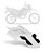 Borrachas Da Rabeta Bagageiro Bros 125 Bros 150 Bros 160 Xre 300 Xre 190 - Imagem 11
