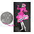 Capa Banco Moto Fan Titan Ybr Fazer Factor Rosa Mulher - Imagem 3