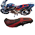Capa de Banco para Moto Esportiva Honda Cg Titan Fan 125 150 160 Pintada - Imagem 6