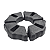 Coxim Coroa Ybr 125 Factor 125 Fazer 150 - Imagem 1
