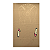 Capa Banco Emborrachada Antderrapante Bros Bege Kit 5 Und - Imagem 3