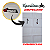 Capa Banco Emborrachada Antderrapante Bros Branco Kit 5 Und - Imagem 1