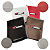 Capa Banco Emborrachada Antderrapante Bros Branco Kit 5 Und - Imagem 2