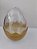 Ovo Transparente Glitter em Acrilico P 8x11 cor Ouro - Imagem 3