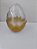 Ovo Transparente Glitter em Acrilico G 12X17 cor Ouro - Imagem 3