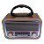 Rádio Retrô AM FM Pen Drive Bluetooth USB Lanterna Portátil - Imagem 4