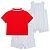 Conjunto Little Me Baby 3 Peças - Polo Vermelha - Imagem 2