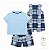 Conjunto Little Me Baby 3 Peças - Polo Azul - Imagem 2