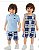 Conjunto Little Me Baby 3 Peças - Polo Azul - Imagem 3