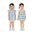 Conjunto Little Me Baby 3 Peças - Azul Babado - Imagem 3