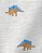 Romper Carter's Malha Regata Dino Cinza - Imagem 2