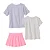 Conjunto Puma 3 peças Short Saia Pink - Imagem 2
